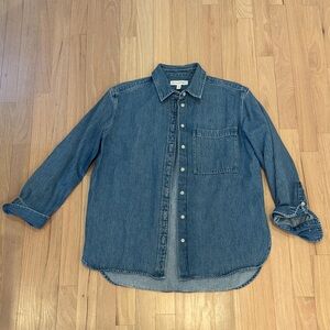 NWOT Banana Republic Denim Button-Up Shirt